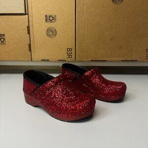 Dansko Professional - Red glitter - Size 39